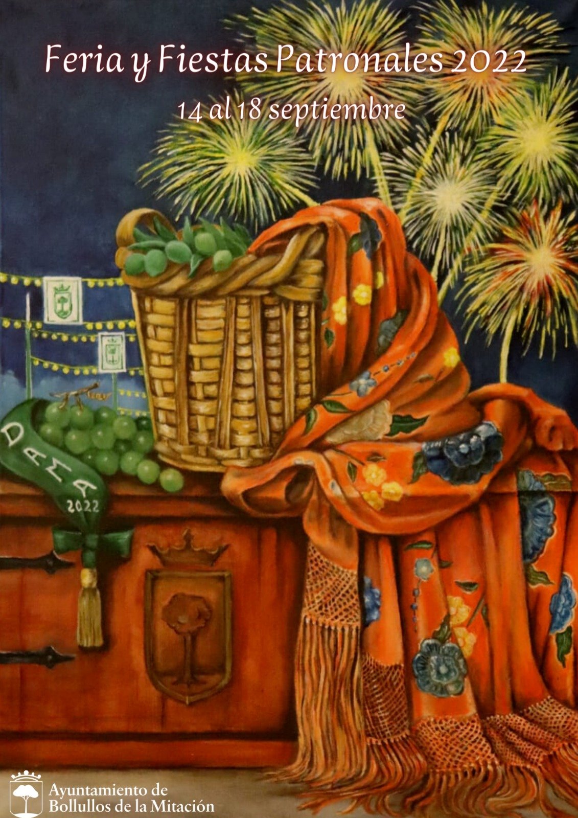 Feria y fiestas patronales en honor de Santa María de Cuatrovitas Coronada 2022 Bollullos de la Mitación